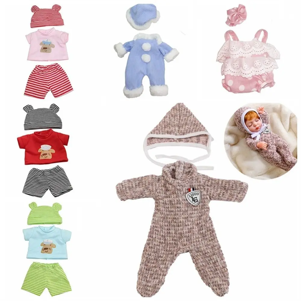 Pijama infantil bonito para vestir, roupas de bonecas, saia camisola, macacão 30cm, 12 "bonecas, presente