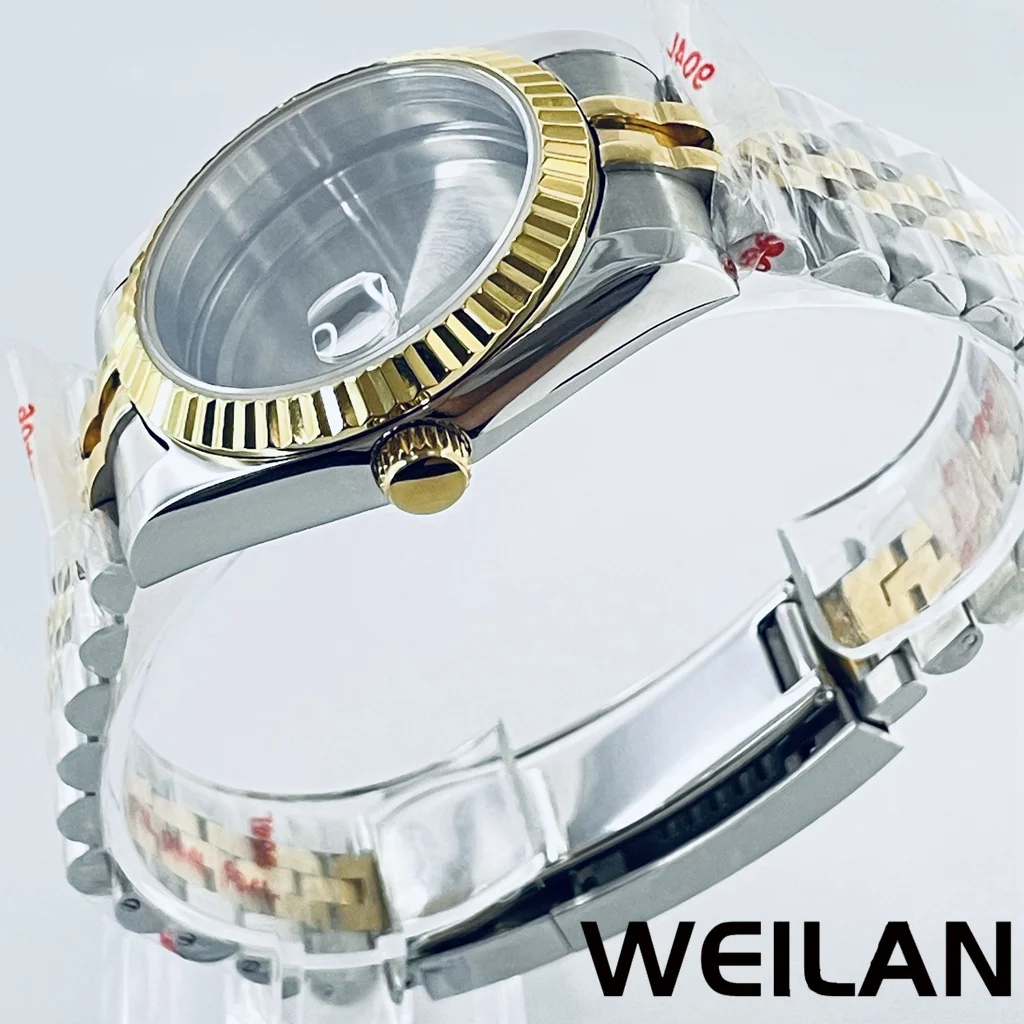 36mm 40mm Silver Gold NH34 NH35 NH36 NH38 NH39 NH70 NH72 ETA2824 PT5000 Watch Case Top Waterproof Sapphire Crysta