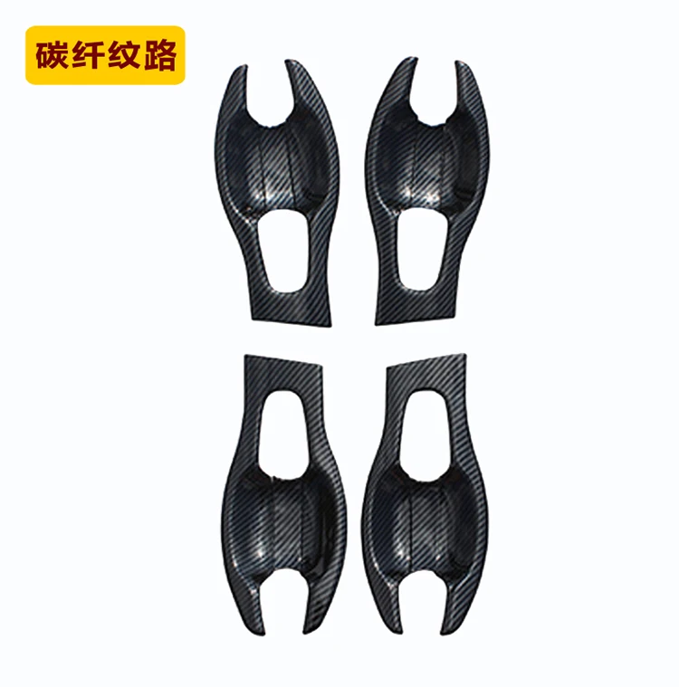 Door handle decoration FOR Toyota SIENTA 170 series 2015-2023 door bowl handle protection modification carbon fiber