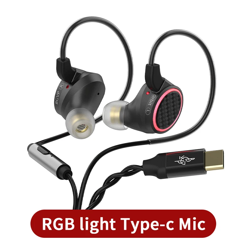 BGVP Orbit 3 Driver Gaming IEM 2DD+1 Planar Magnetische Unit FPS Oordopjes