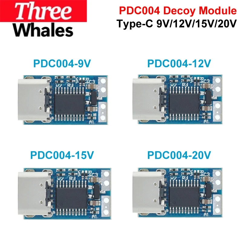 1/2/5PCS THR PDC004-PD PD decoy module Ip2721 PD23.0 to DC DC trigger extension cable QC4 charger 9V 12V 15V 20V