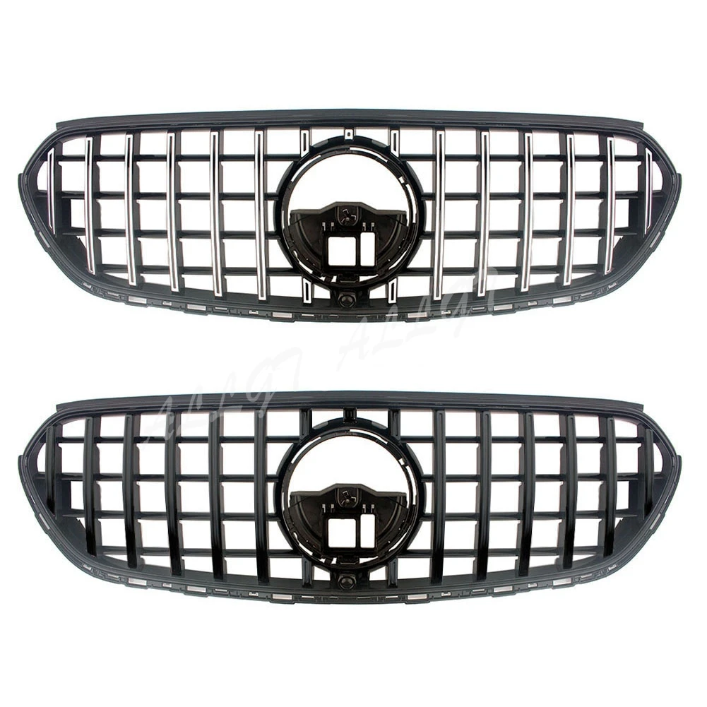 Front Racing Billet Bumper Grilles Upper Facelift Grilles For Mercedes Benz  X254 GLC 200 260 GLC300 2023 2024+ Sport General