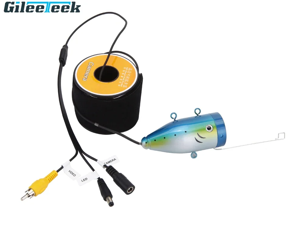 F 01S Onderwater Vissen Videocamera 12 Ir Led-Verlichting Waterdichte Kabelviszoeker Met 15M/30M/50M Kabelvissen Camera