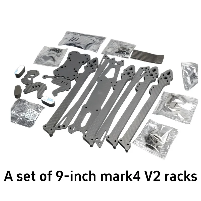 Mark4 V2 Mark 4 7inch 295mm / 8inch 367mm / 9inch 387mm / 10inch 427mm 3K Full Carbon Fiber TrueX Frame for FPV Camera Kit Done