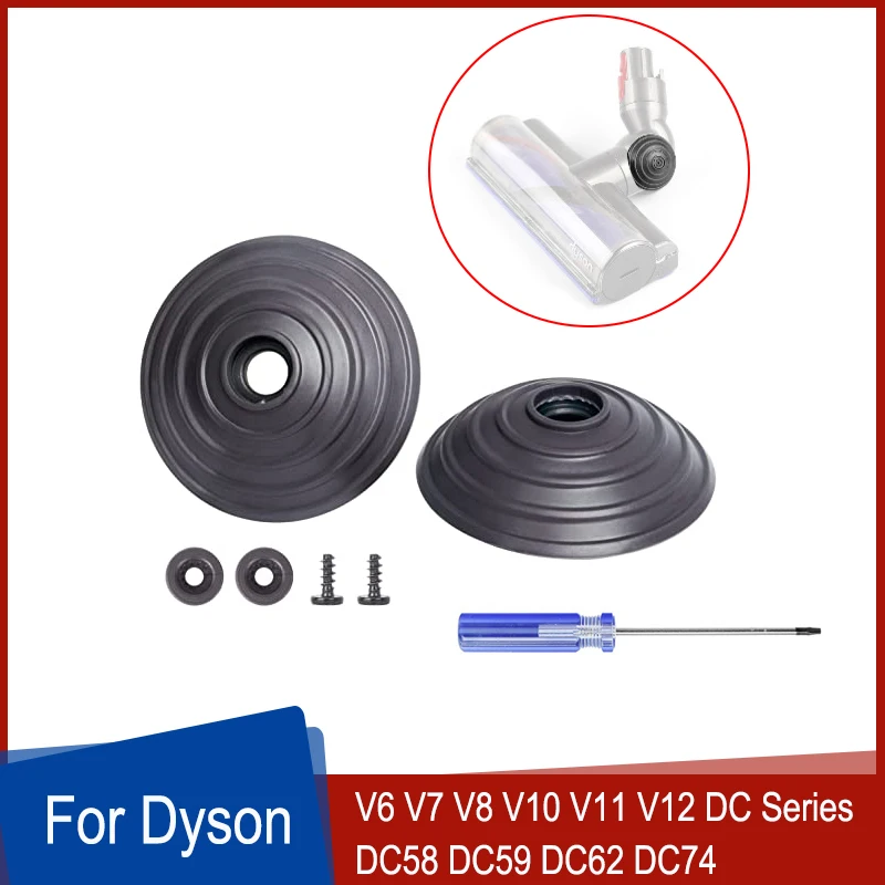 الكرة عجلة ل دايسون V6 V7 V8 V10 V11 V12 تيار مستمر سلسلة مكنسة كهربائية 35 واط 50 واط مباشرة محرك نظافة رئيس عجلات استبدال أجزاء