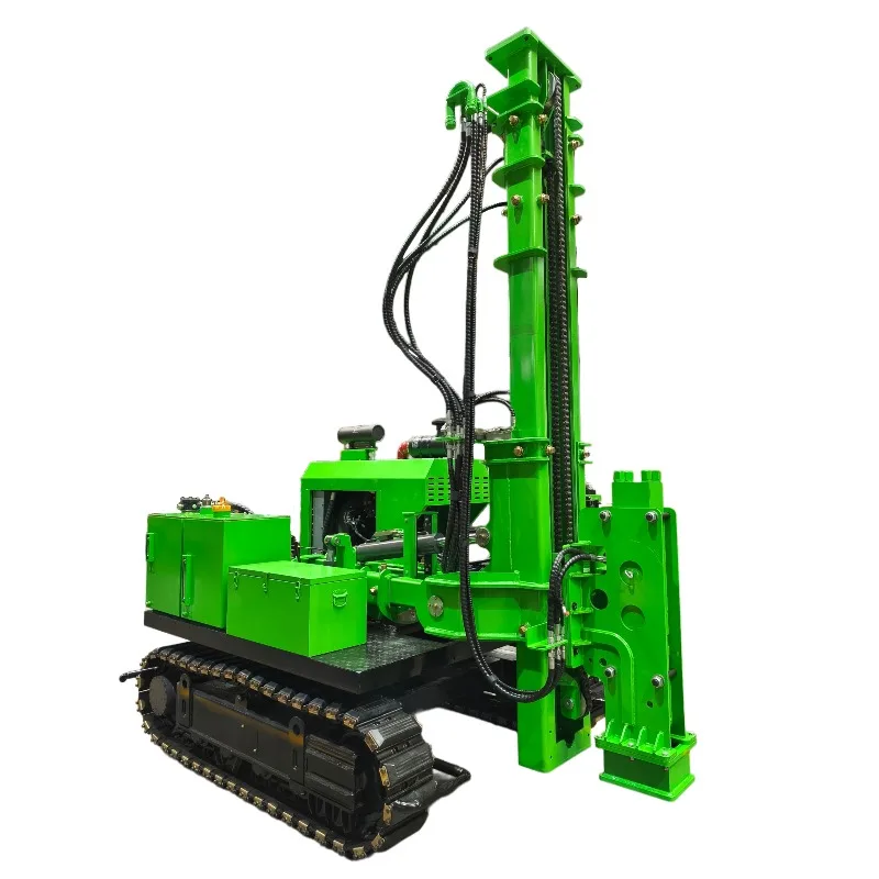 آلة تشغيل كومة بسعر المصنع على نطاق واسع باستخدام آلة تشويق سائق الأكوام الهيدروليكية للمزرعة الشمسية سائق كومة الحفر الشعبية