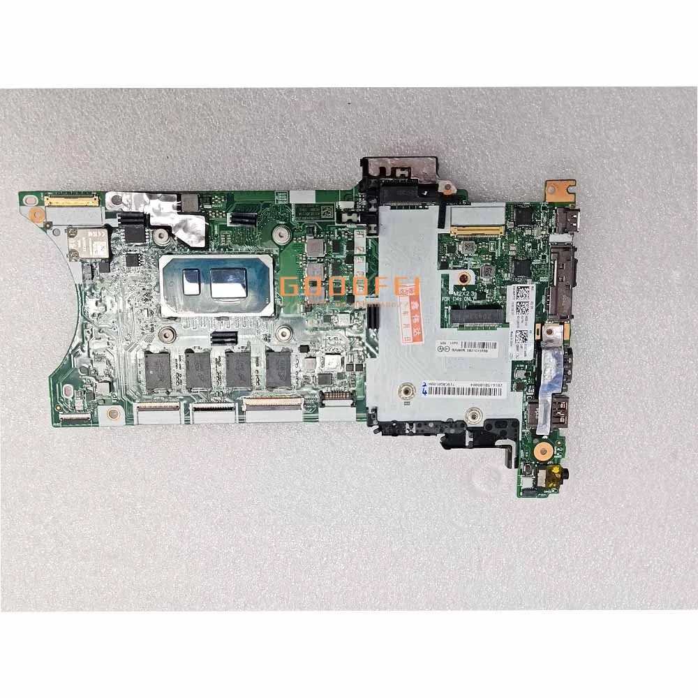 

For Lenovo Thinkpad T14S Gen 2 X13 Gen 2 Laptop Motherboard Mainboard NM-D361 HT4B1 HX3B0 With CPU I5-1135G7 16G 100% Tested OK