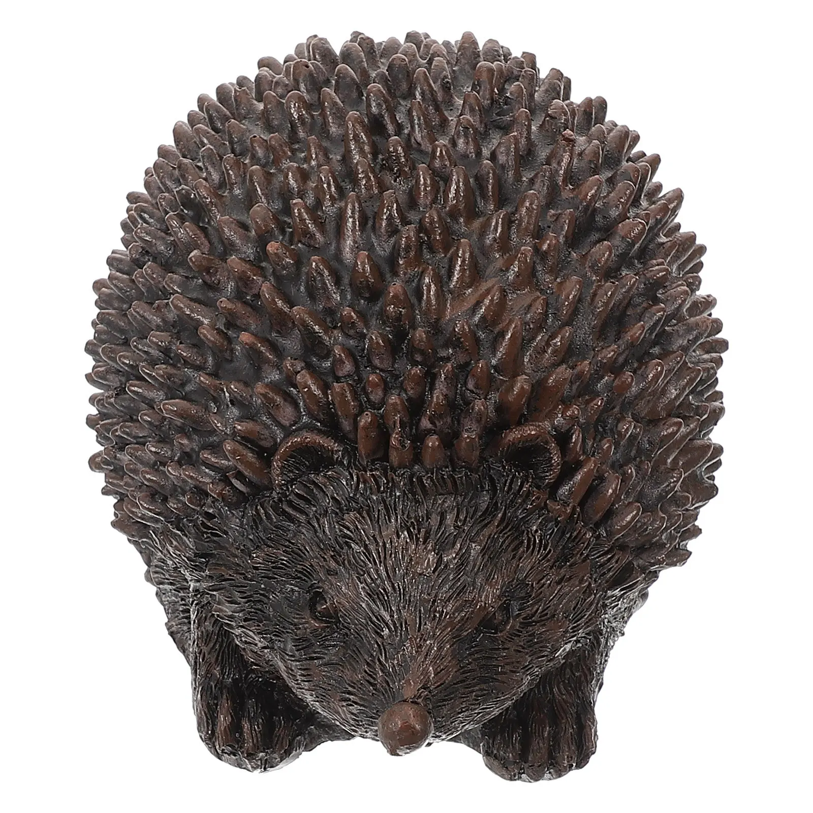 Hedgehog Shape Resin Key Hiding Box for Garden Outdoor Safe Storage Hidden Key Holder Decor Statue Sculpture Yard Art