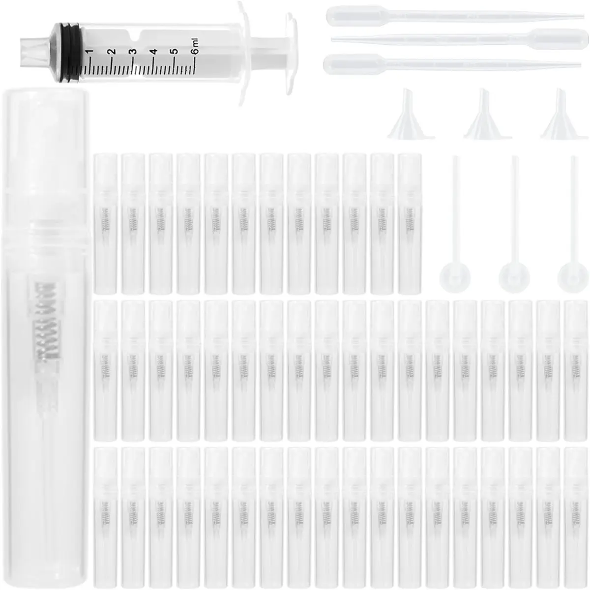 Budget-Friendly-Mini Bottle 3ml, Small Travel Perfume Bottle Refillable with 10 Tools, for Travel Essential Oil Perfumes B