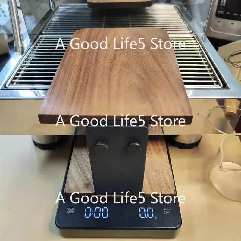

Итальянская электронная древесина орехового дерева с водонепроницаемой защитой стержня с рамой для кофейных весов