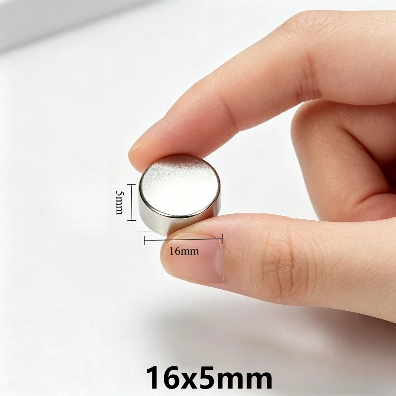 16X5mm N35 Round Permanent NdFeB Neodymium Magnet For Household Craft DIY Industrial Project 16*5mm