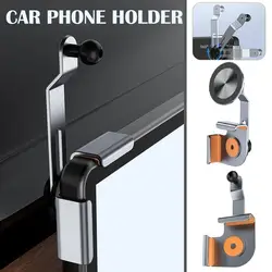 For Tesla Y Car Phone Holder Screen Side Mount Magnetic Mount Stand Base Foldaway Free Adjustable Car Accessories