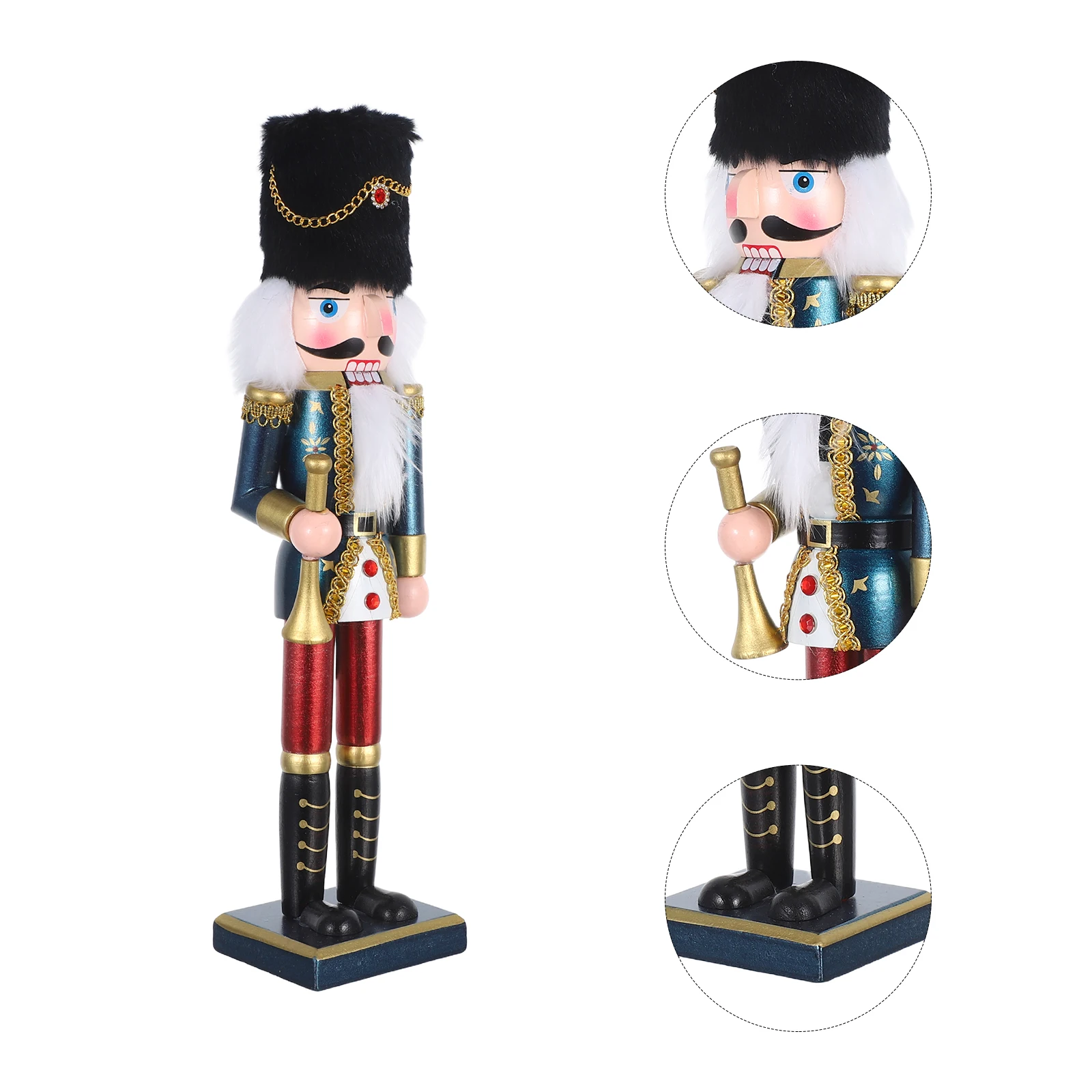 

Christmas Decorations Nutcracker Art King Figure Wooden Crafts Classic German