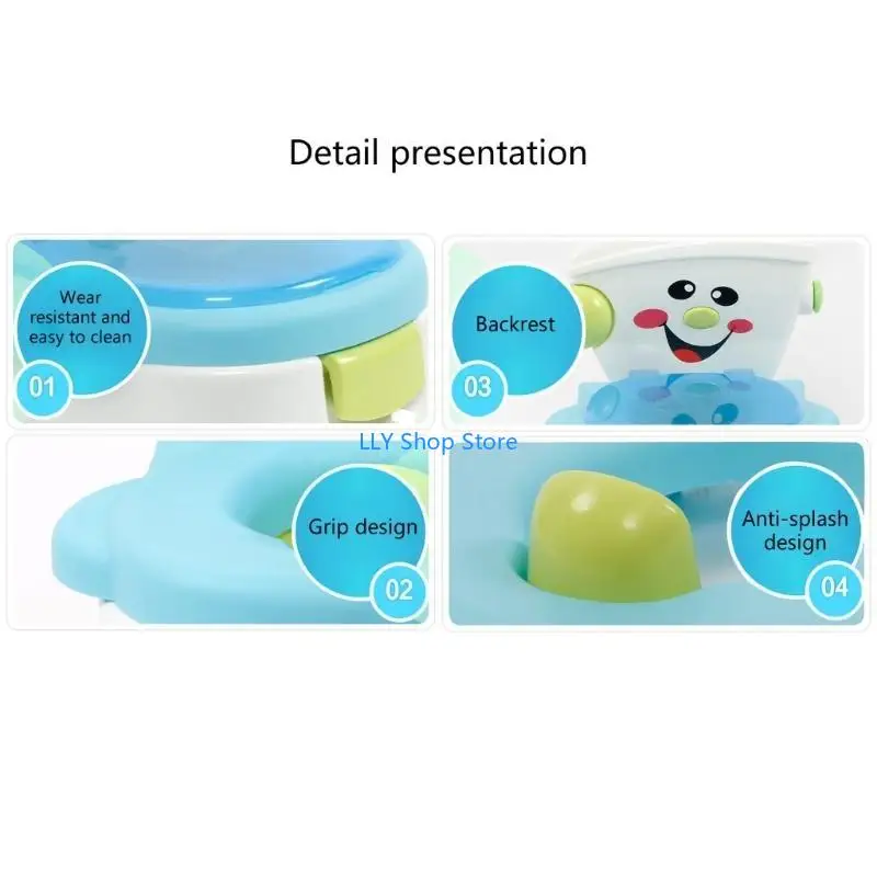 T8UD – pot bébé mignon dessin animé, Portable facile à nettoyer, chaise toilette pour tout-petits