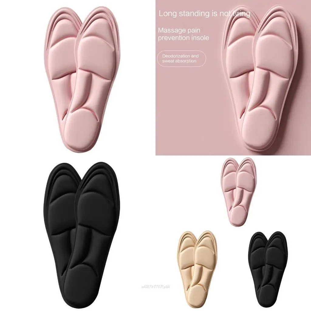 X5XA Memory Foam Sport Insoles Shoes Pads Women Men Deodorant Breathable Cushion Running Insoles Feet Care Orthopedic Insoles