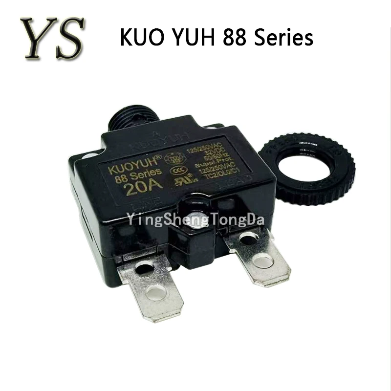 1PCS 88 Series KUOYUH 3A 4A 5A 6A 7A 8A 9A 10A 11A 12A 13A 14A 15A 16A 18A 19A 20A 22A 25A 30A Overload Overcurrent Protector