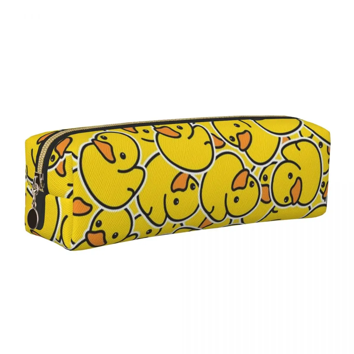 

Rubber Baby Cute Pencil Cases Yellow Duck Pencil Pouch Pen Holder for Student Large Storage Bag School Supplies Gifts Stationery