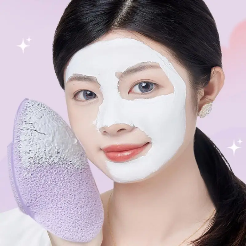 1pcs Reusable Soft Facial Wash Puffs Face Cleaning Sponge Pad Cleaning SPA Massage Makeup Deep Remover To Blackhead Tool