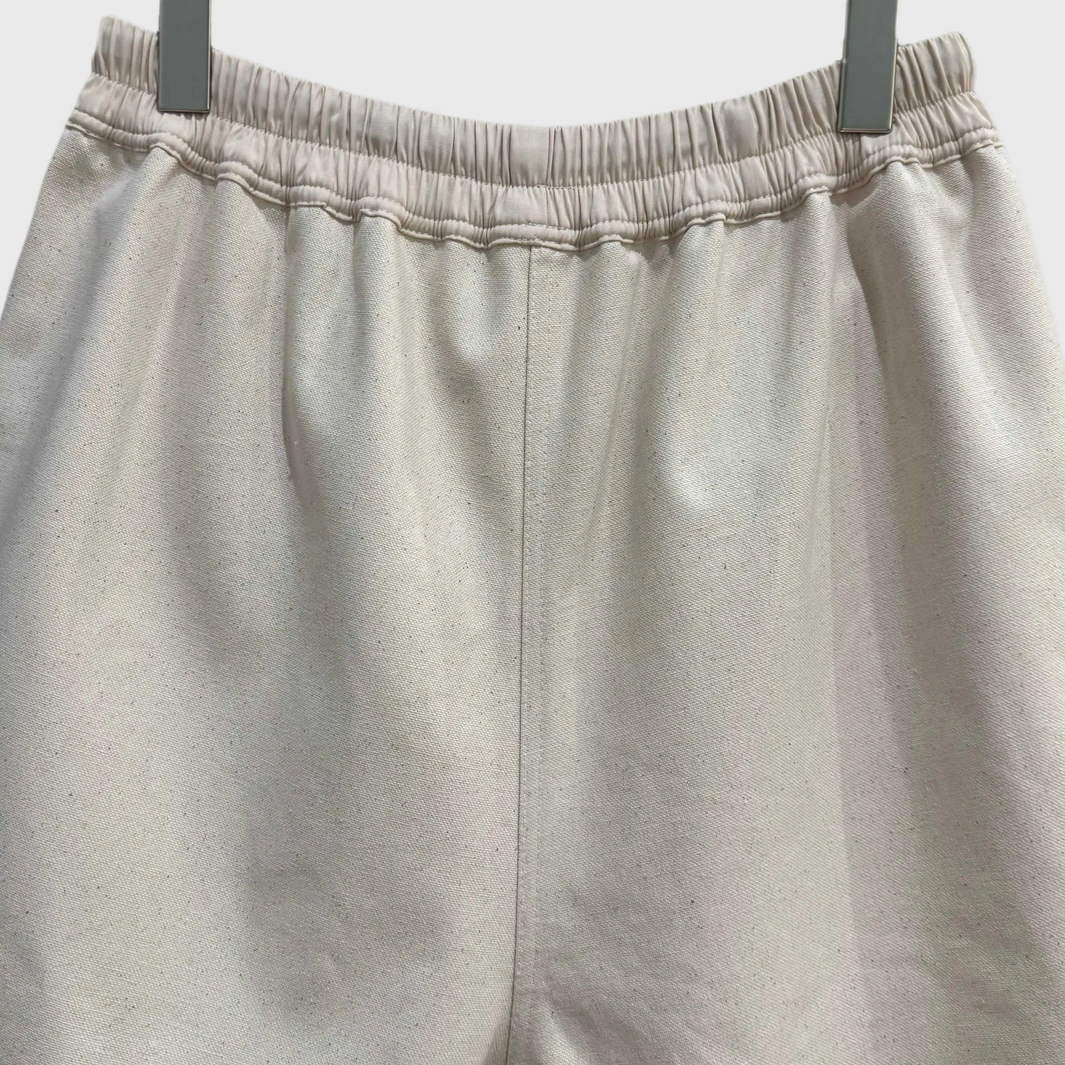 Men's Casual Short Coating Gothic Loose Multi-Pockets Drawstring Elastic Waist Outdoor Summer High Street Black Short