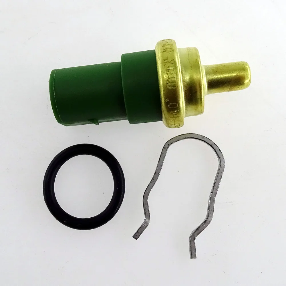 เซ็นเซอร์วัดอุณหภูมิน้ำหล่อเย็นเครื่องยนต์รถยนต์สีเขียว รุ่น 059919501A สวิตช์วัดอุณหภูมิน้ำ 4 ขา สำหรับ Audi A2 A3 A4 A6 TT VW Passat Golf 078919501C