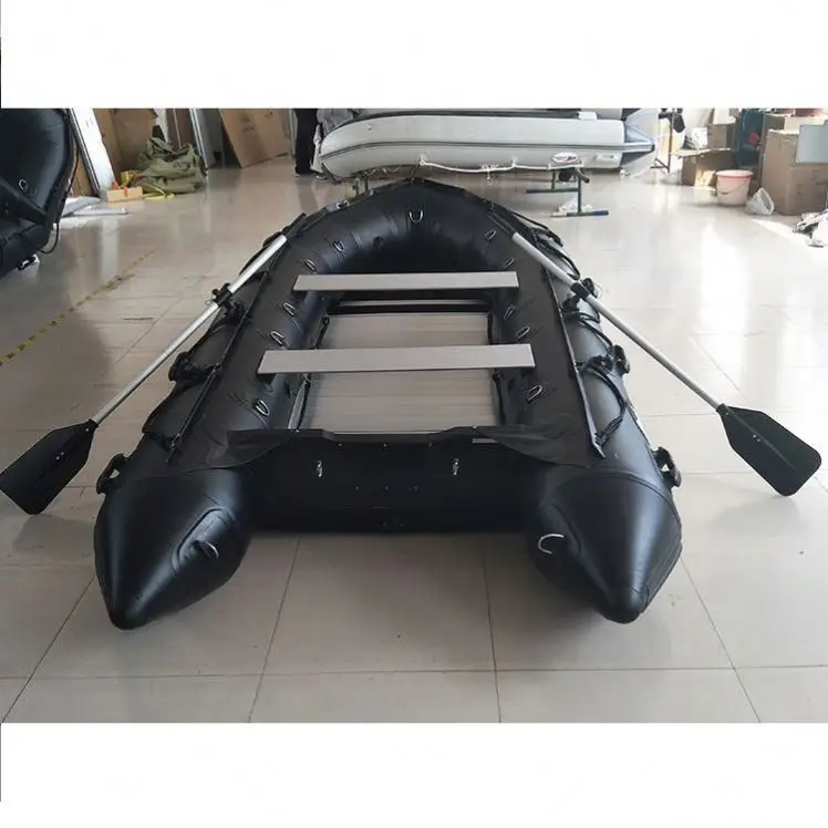 

3.3m Aluminum Floor PVC Inflatable Quick Boat Assault Rescue Kayak For Sale