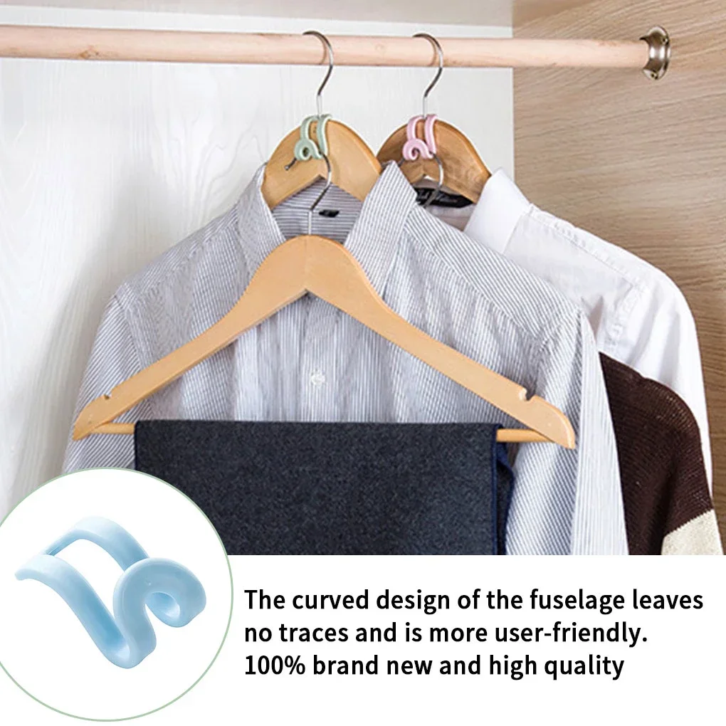 5/10/15Pcs Creative Mini Antislip Clothes Hanger Home Easy Hook Closet Organizer Storage Rack Holder Hook Home & Living Storage