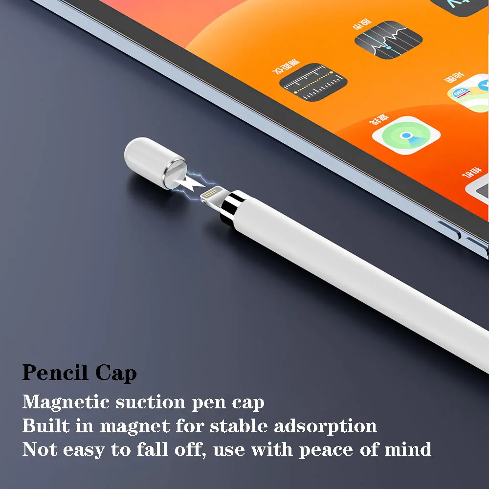 Magnetic Spare Cap For Apple Pencil 1/2 Gen Replacement Case For IPad Pro 9.7/10.5/12.9 Inch Touch Pen IPads High Quality Caps