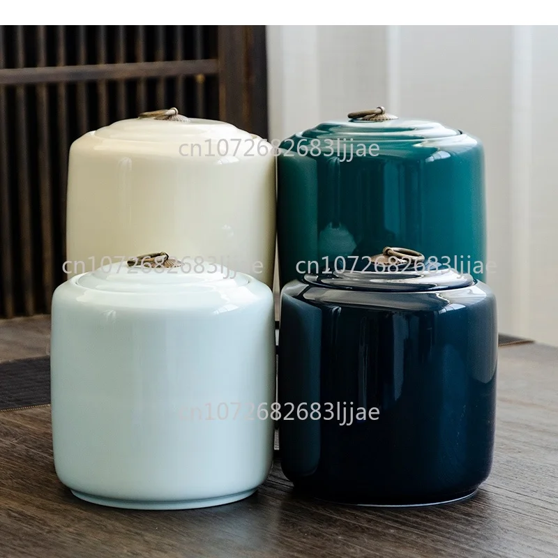 

Ceramics Tea Cans Coffee Storage Caddy Caddies Sugar Jars Home Teaware Sealed Tanks Snacks Containers