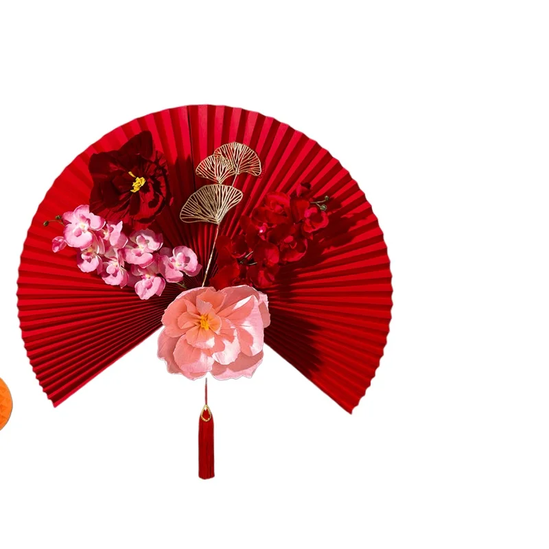 character-wedding-room-paper-fan-flower-wedding-creative-background-wall-decoration-set-wedding-living-room-bedroom-arrangement