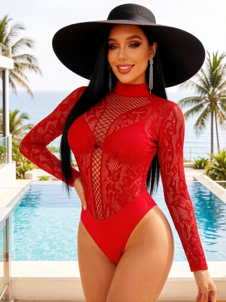 Sexy Adult Open Crotch Body Stockings Female Black Women Fishnet Lingerie Underwear Transparent Bodysuit Costumes Beachwear