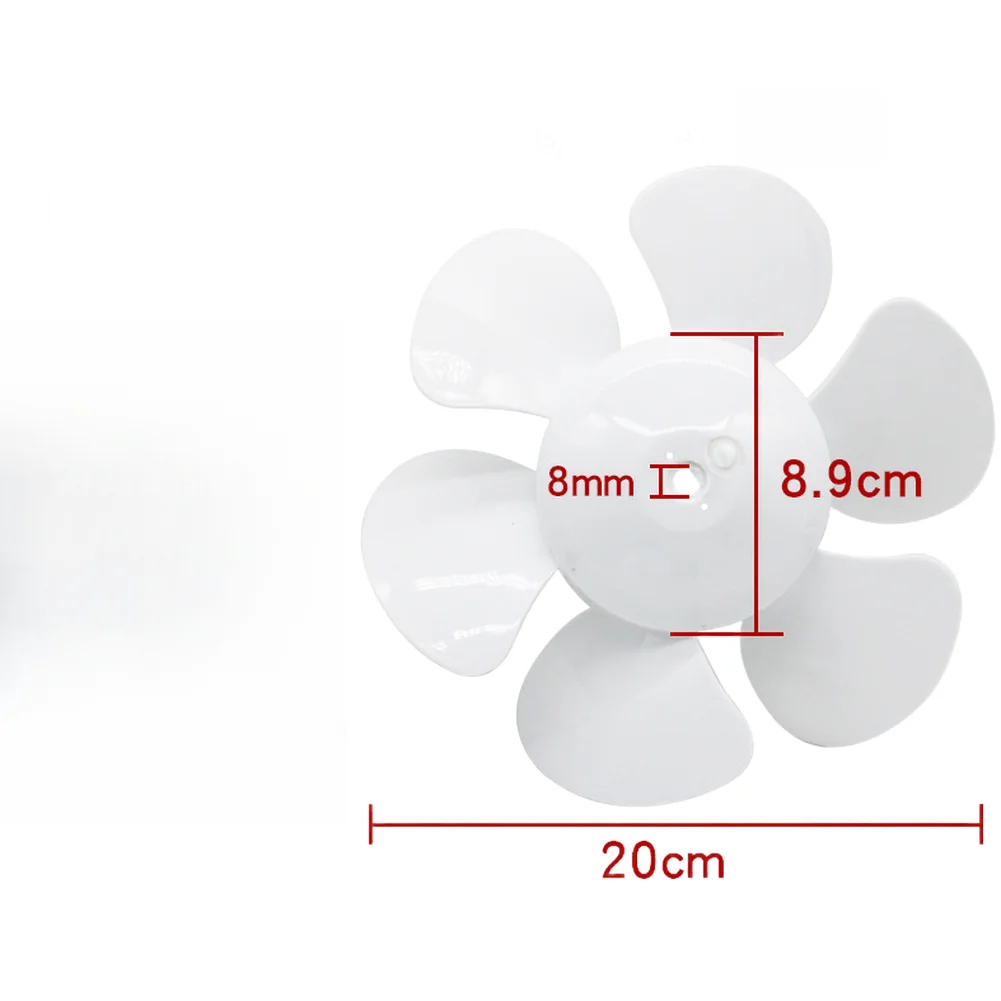 Plastic D Hole Fan Part with 8mm Aperture and 2.6cm Height Cover Plate for Secure Mounting in Ventilation Systems