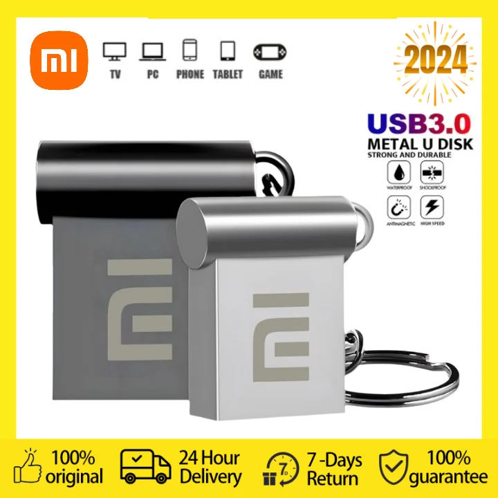 Oryginalny dysk Flash USB Xiaomi 2TB USB3.0 Metal o rzeczywistej pojemności 1TB 512 128g pamięci Pen Drive szybki dysk Flash U