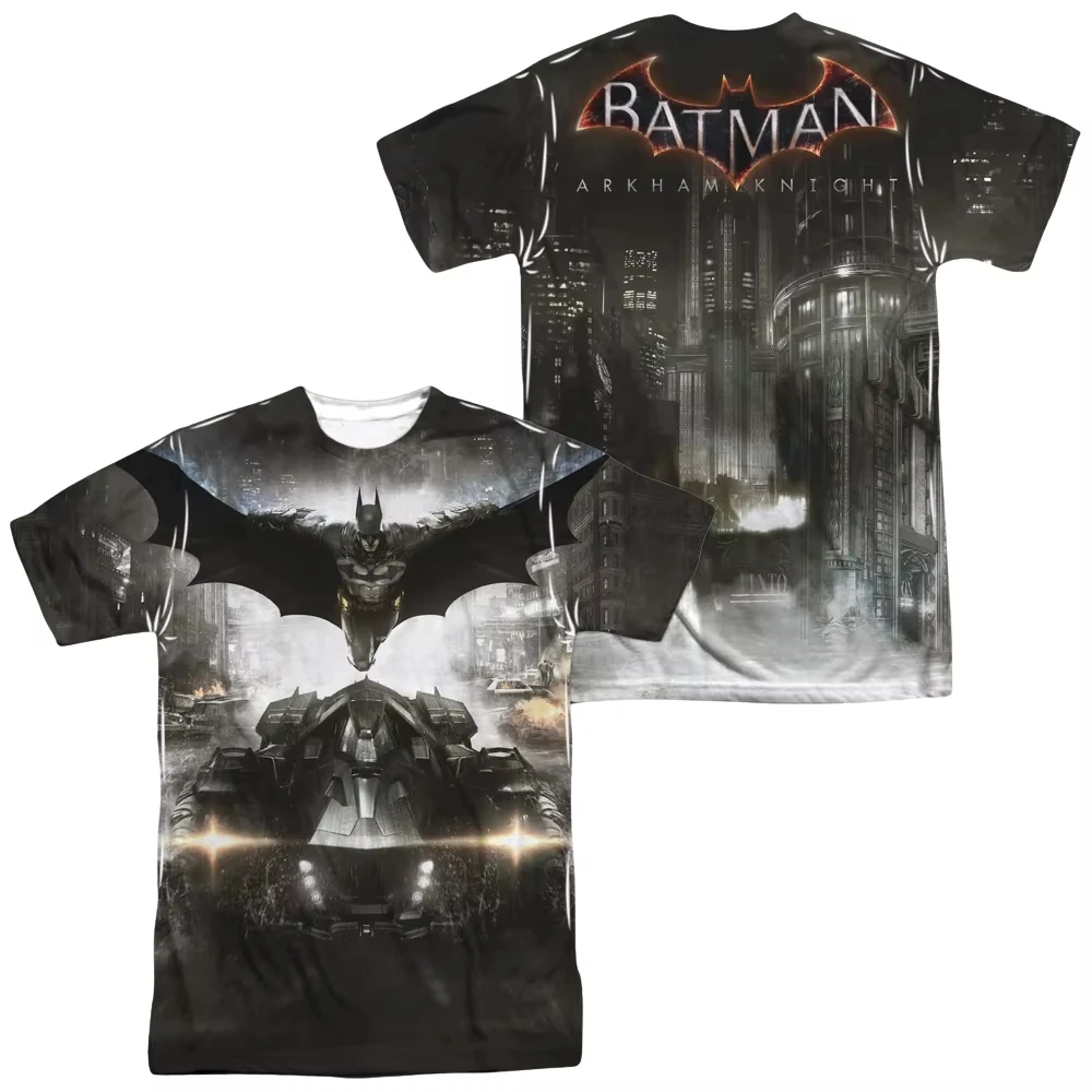 Camiseta de moda con diseño de Batman, superhéroe, estilo hip-hop, estampado 3D, cuello redondo, éxito de ventas en el verano de 2026