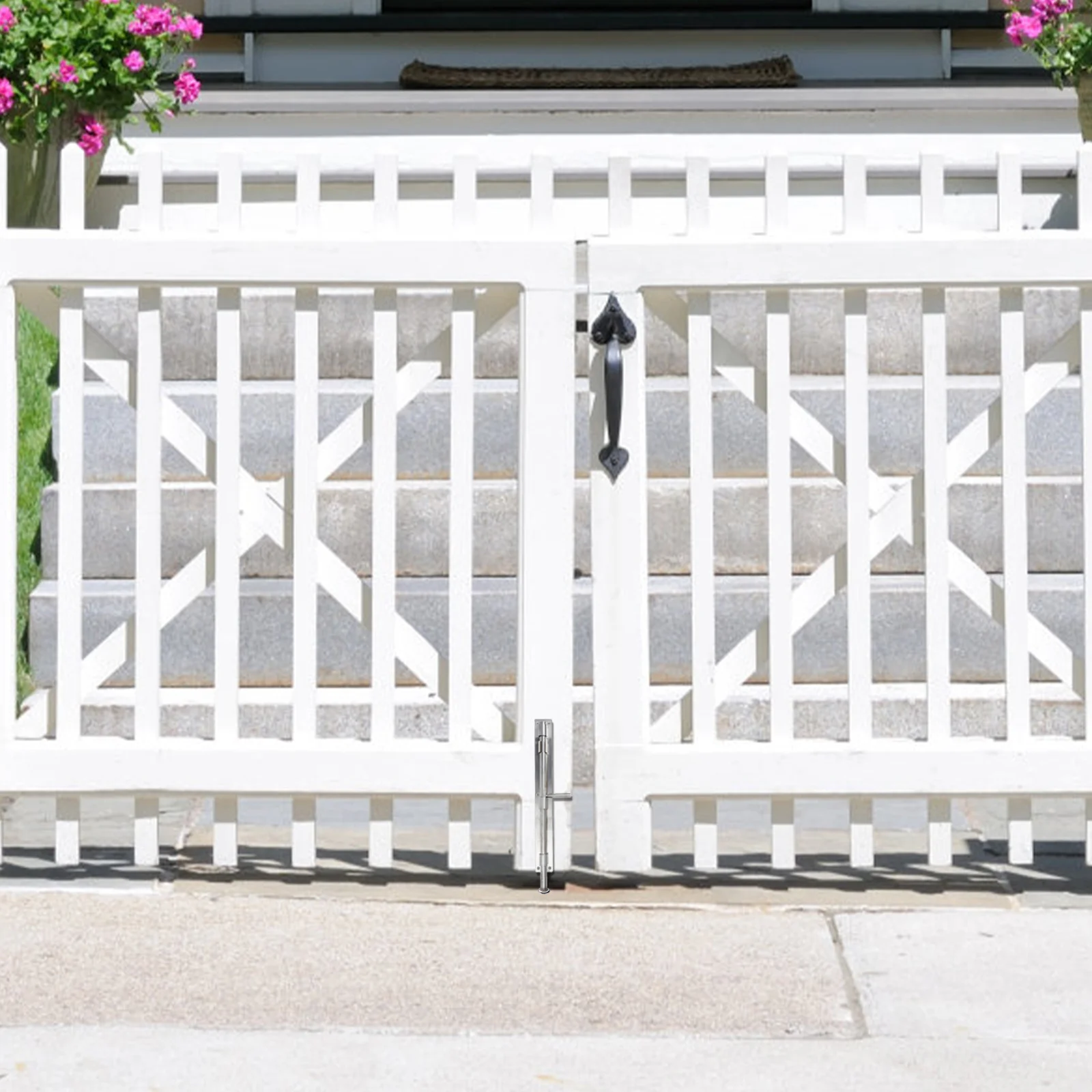 

Slide Bolt Latch Heavy Duty Rust Resistant for Wooden Door Fence Gate Left Or Right Mounting Sliding Door Latch Lock