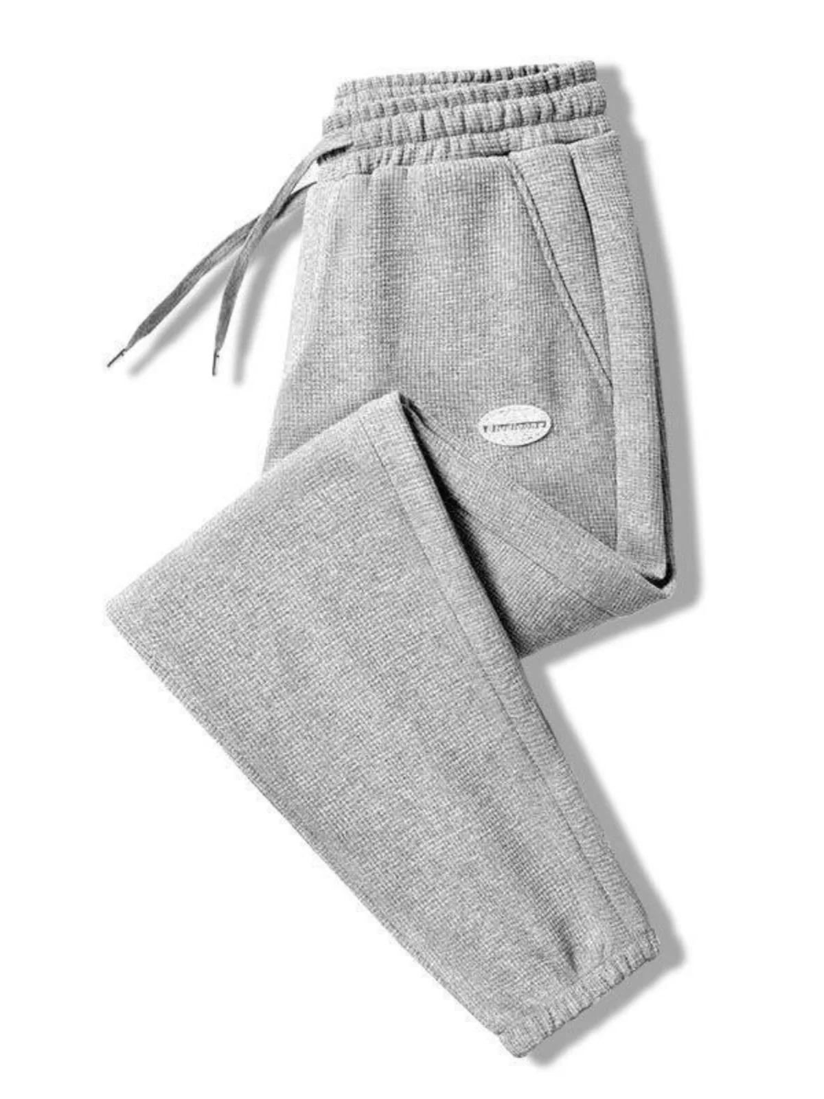 

Свободные повседневные брюки для мужчин, осенне-зимние клетчатые модные универсальные спортивные штаны большого размера