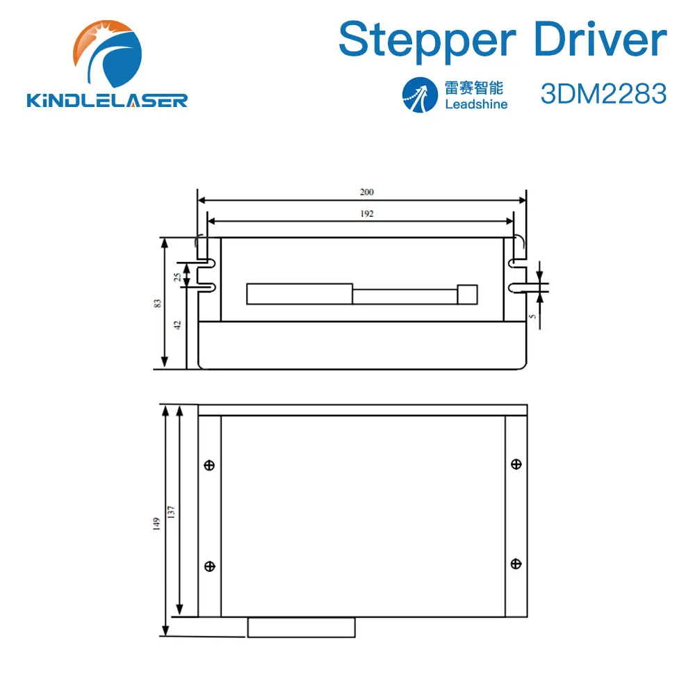 Imagem -05 - Kindlelaser-leadshine Stepper Driver Match Motor 86 110 130 Fases Tensão de Entrada ac 180240v 3.111.7a