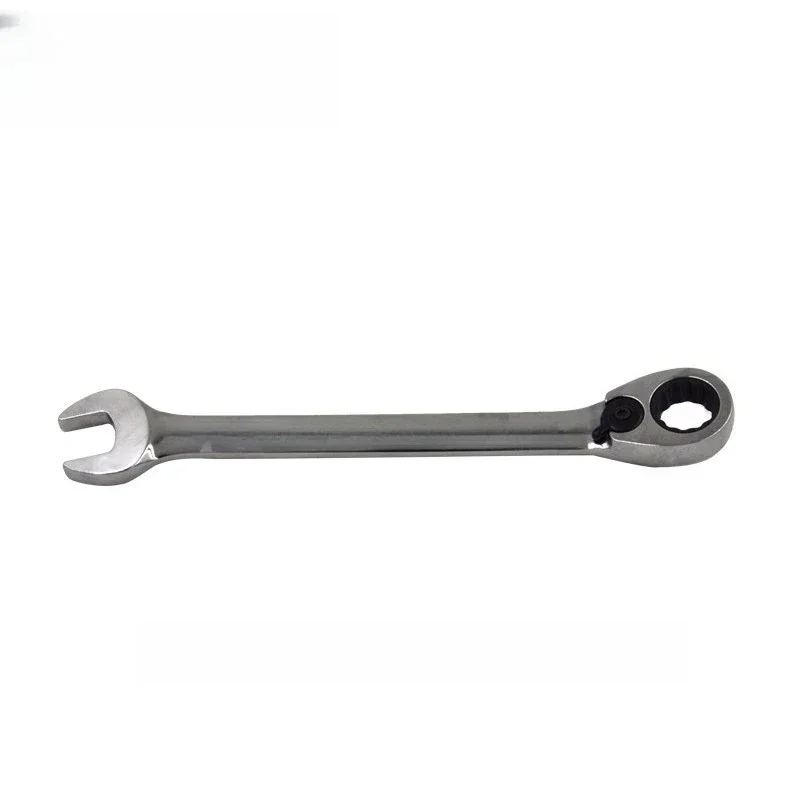 Dual Purpose Quick Wrench Set Blue Tool Metric Two Way Ratchet Chrome Plated Finished Steel Carbon Box Wrench