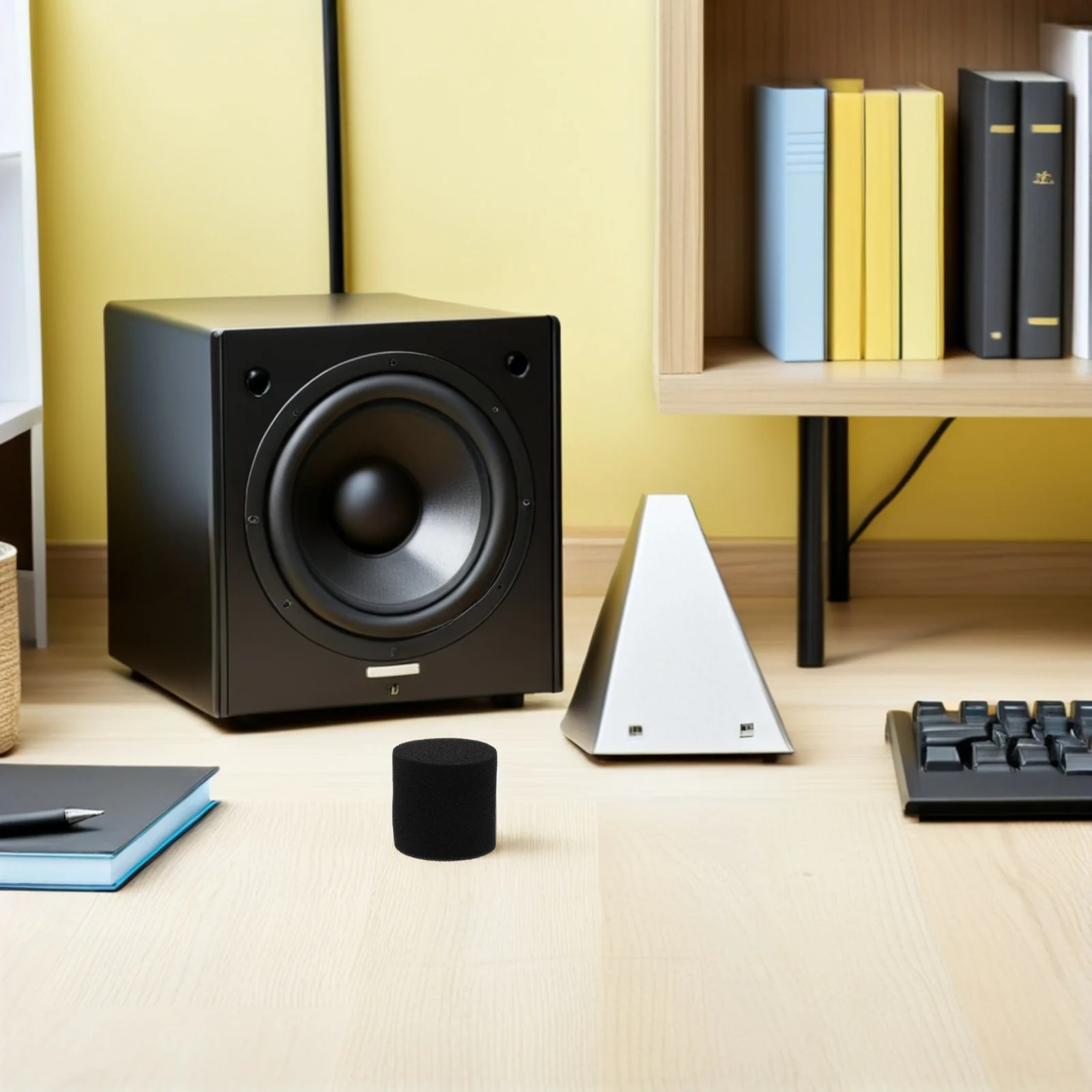 

2Pcs Speaker Port Tube Sponge Bass Air Vent Cylinder Bass Reflex Plug Multi-Use Replacement Subwoofer Loudspeaker Cabinet