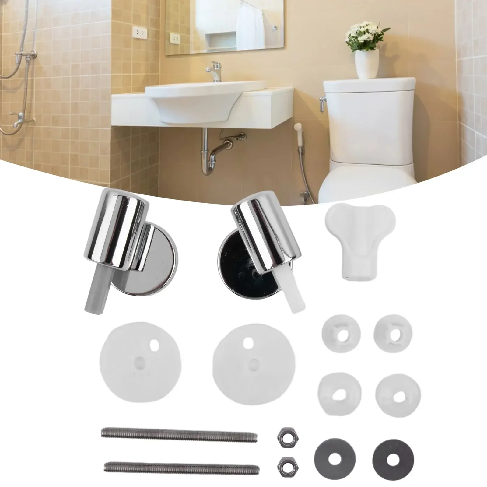 Toilet Soft-closing Hinge Seat Hinge Replacement Traditional Modern Toilet Seat Hinge Fixed Connectors Accessories Parts