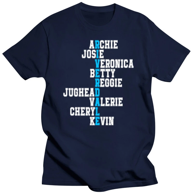 Riverdale T Shirt Names Jughead Jones Archie Jones Andrews UNISEX