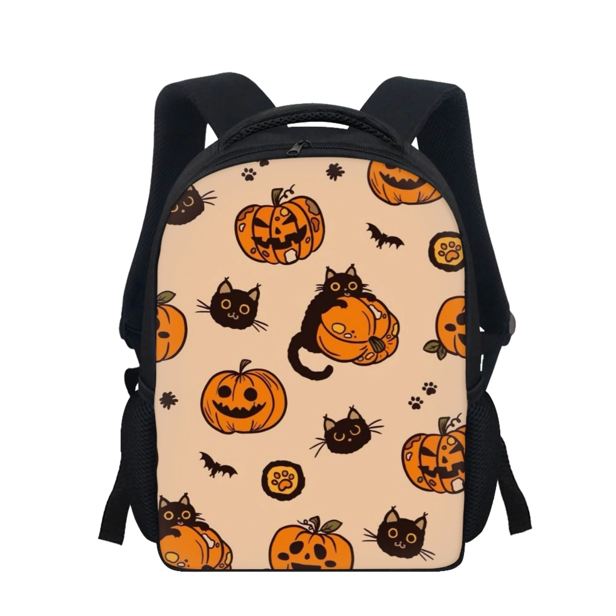 Halloween Peuter Rugzak Vakantie Pompoen Custom Rugzak Draagbare Reis Rugzak Patroon Custom Geschenken Voor Jongens En Meisjes