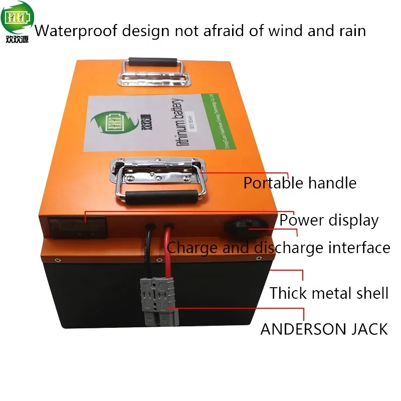 Bateria litio 36v/48v/ 72v/96v 100ah Lifepo4 Lithium li ion Battery Pack OEM ODM 60V 80ah