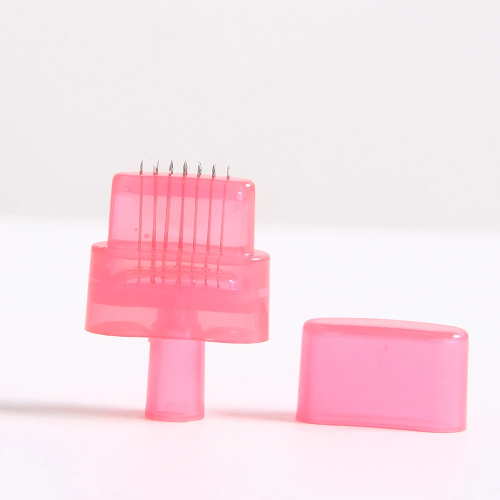 Pink Multi 12 Needles Lip Booster Luer Lock Deep Hydration Hypodermic Needles for Lip Filler Refresh
