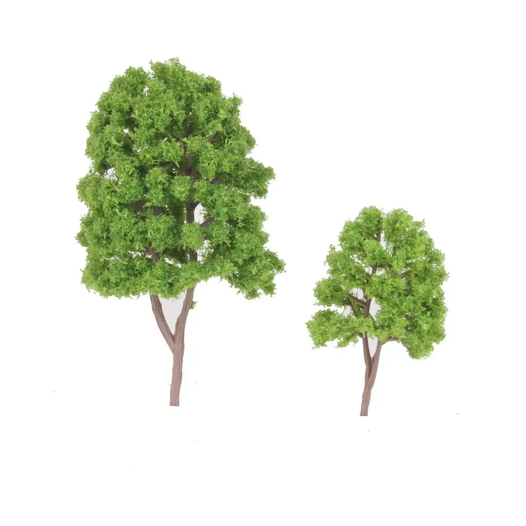 20 Packs 1:160 N Gauge Tree Model for Parking Scenery Layout Diorama