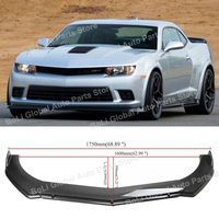 For Chevy Camaro SS Z28 ZL1 RS Car Front Bumper Chin Lip Spoilers Body Kits Splitter Skirt Diffuser Protection Guard Cover
