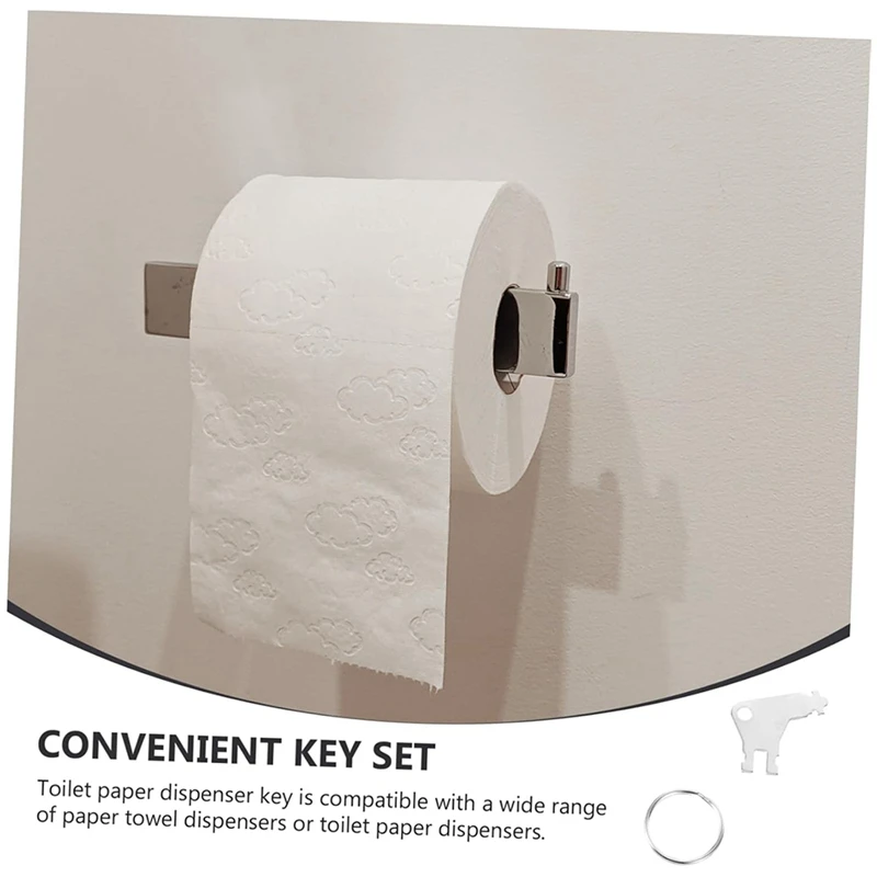 PWS 5Pcs Paper Towel Key Automatic Hand Soap Dispenser Toilet Paper Dispenser Key Paper Towel Dispenser Key