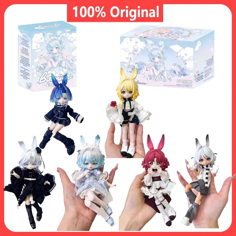 

Genuine Bonnie Bunny Blind Box Figure Anime Toys Kawaii Bonnie Bunny 1/12 Bjd Language Series Blind Box Toy Kid Birthday Gifts