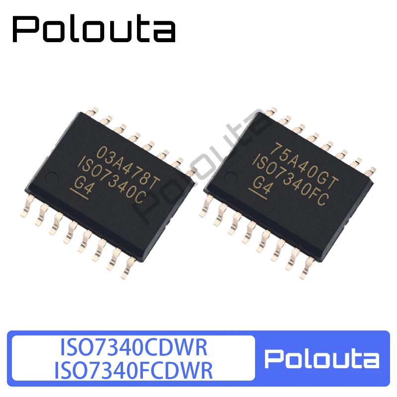 2 Pcs ISO7340CDWR ISO7340FCDWR ISO7342 SOIC16 Digital Isolator Arduino Nano Integrated Circuit DIY Electronic Kit Free Shipping