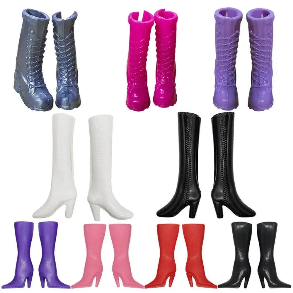 High Quality 30cm 1/6 Doll Shoes Original Super Model 30cm Doll Boots Plastic Doll Accessories Casual Boots Doll Accessories