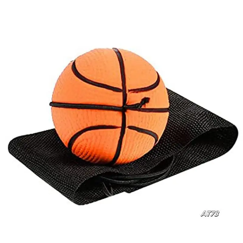 A Bouncy Ball Hand Bouncy Wrist Elastic Wrist Balls Hover Soccer Wristband Toys For Wrist Line Balls Kids Outside Toys Durable